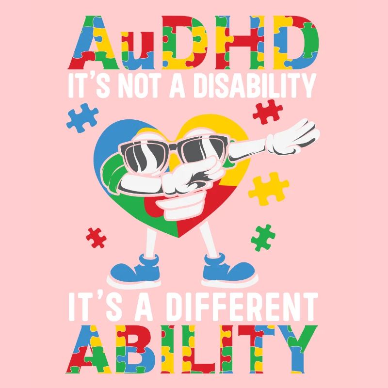 Audhd-behinderung er Autismus Adhs