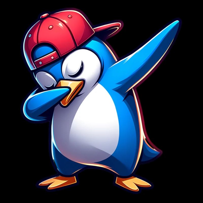 dabbing Pinguin dabbendes Tier Dab Geschenkidee