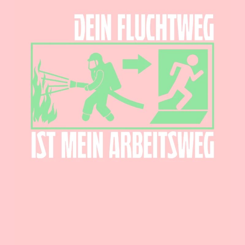 Feuerwehr Brandbekämpfung Geschenk · Arbeitsweg