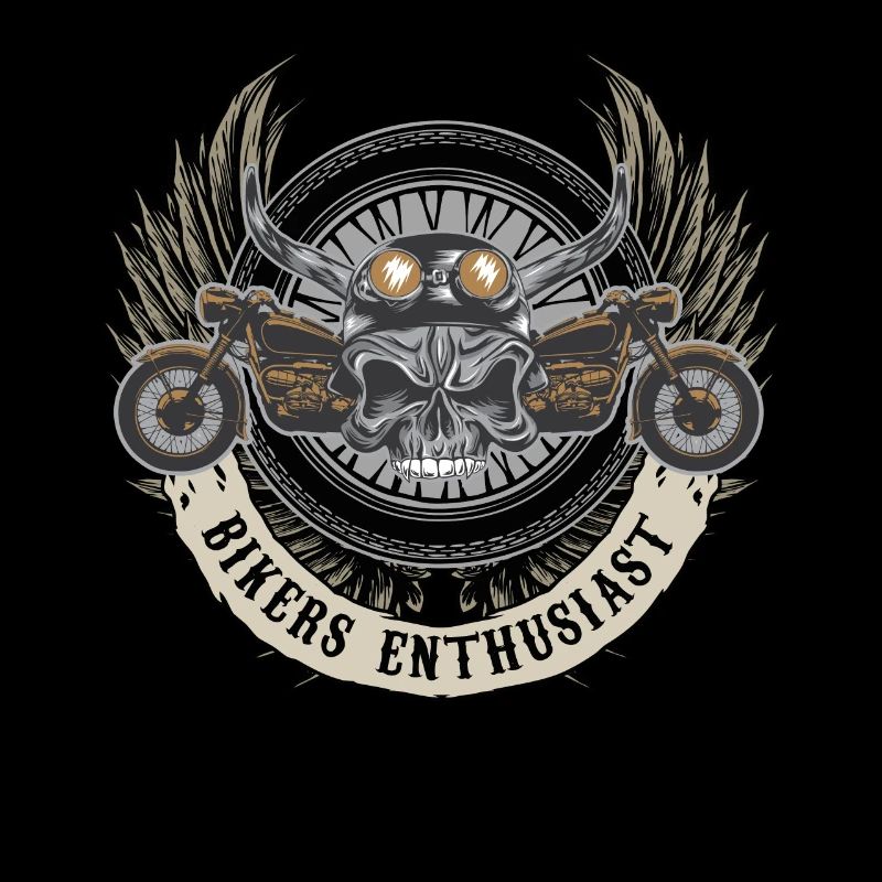 Biker Skull Biker Enthusiast Biker Biker Boyz