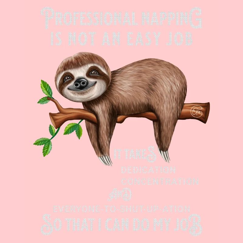 Faultier Witziger Spruch Bürohumor