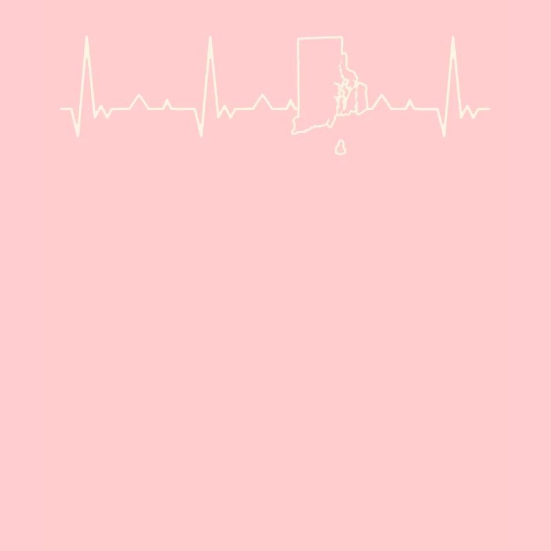 Rhode Island State USA. Corazón. Amor. Ekg.
