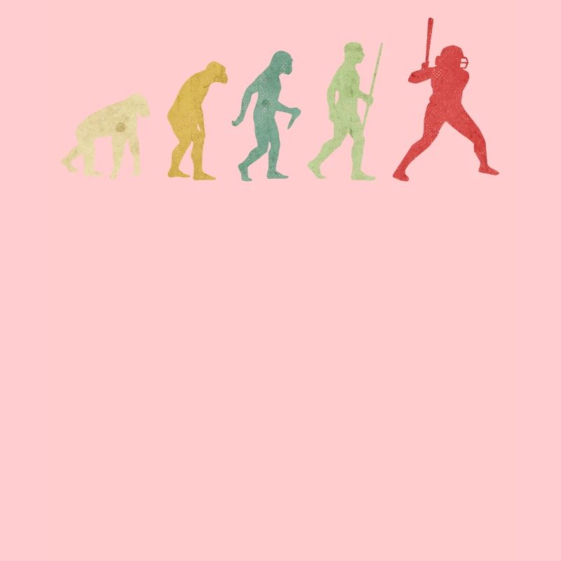 Softball Girl Homerun Hit Evolution