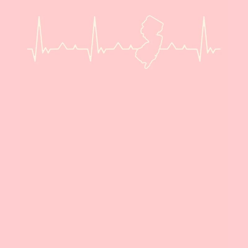 Nueva Jersey State USA. Corazón. Amor. Ekg.