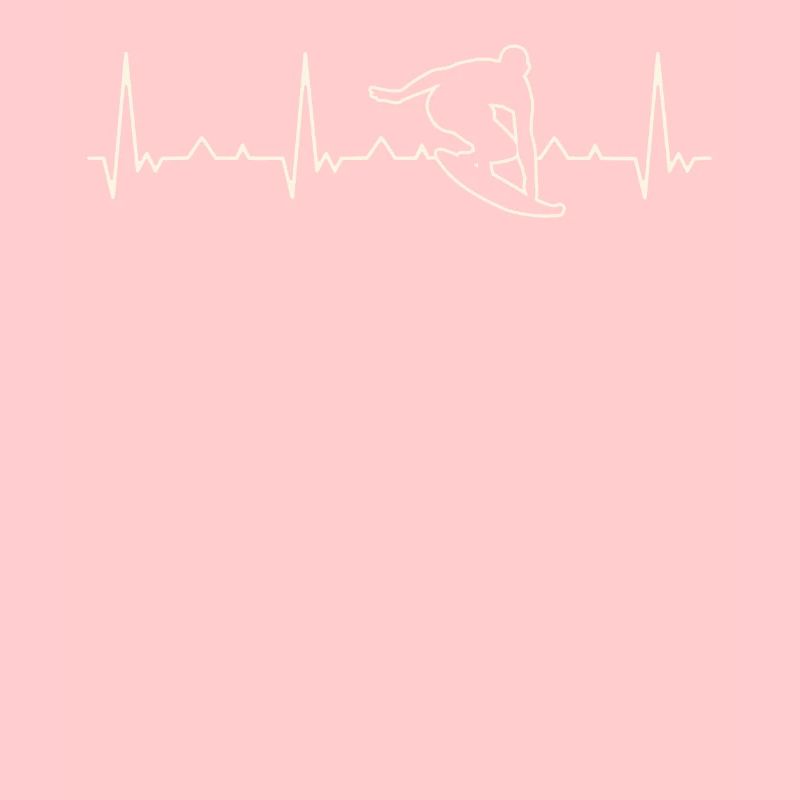 Surfing Wave. Heart. Love. EKG. Pulse. Beat.
