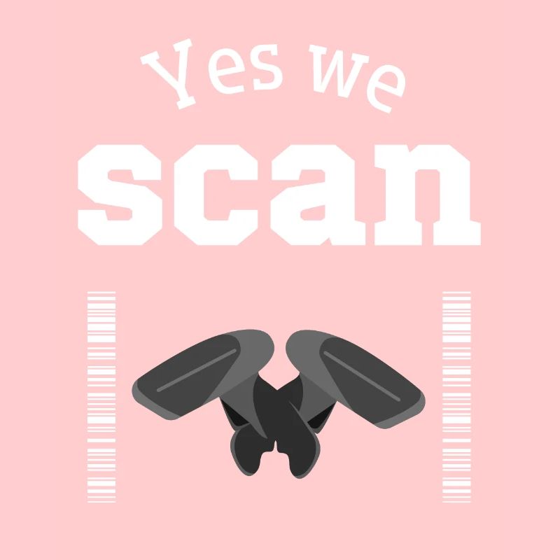 Yes we scan, Scanner, Barcode