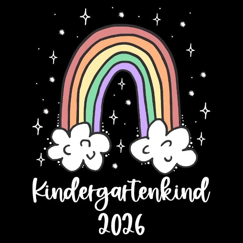 Kindergartenkind 2026 Regenbogen Bunt Kindergarten