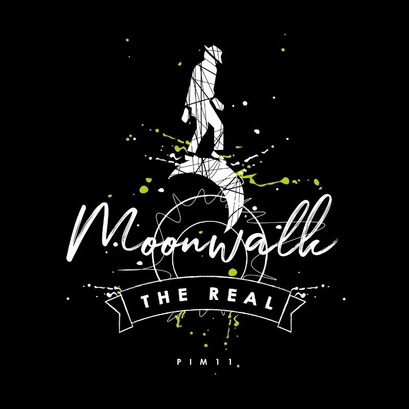 Real Moonwalk in white with blobs
