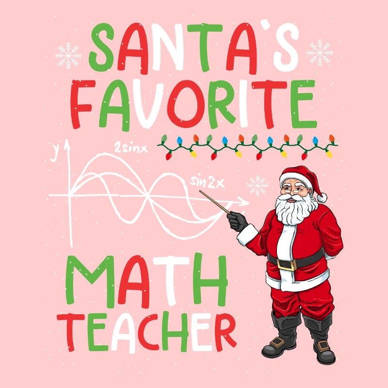 Cadeau d'école de Noël de professeur de mathématiques