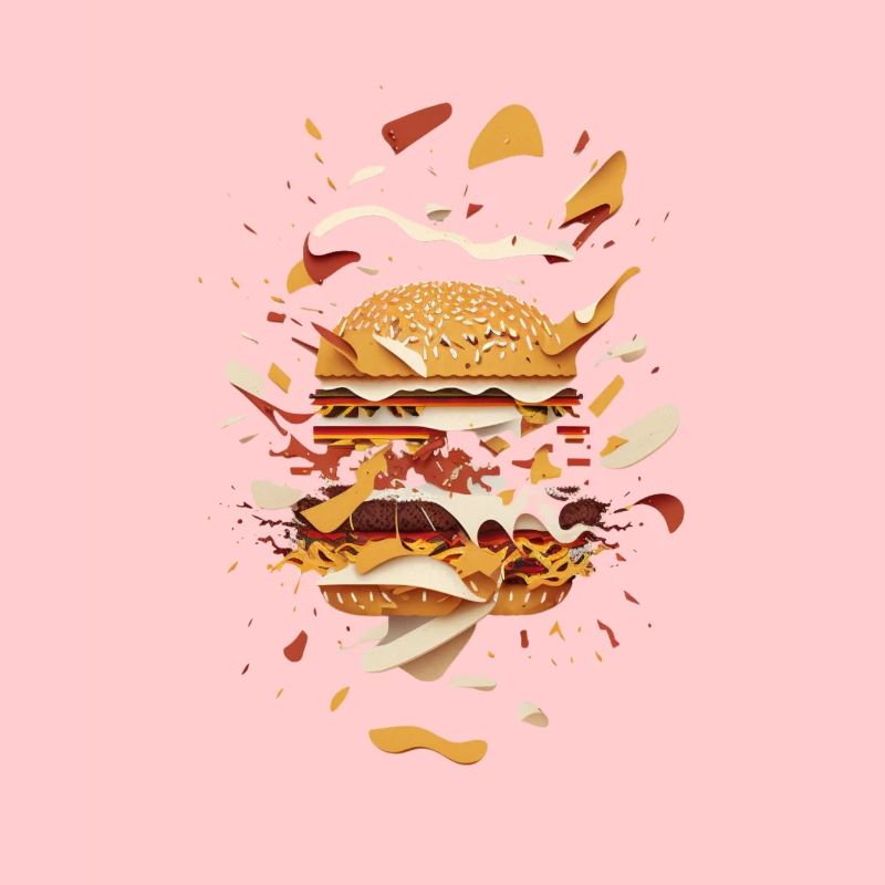 Burger a explosé | Burger déconstruit