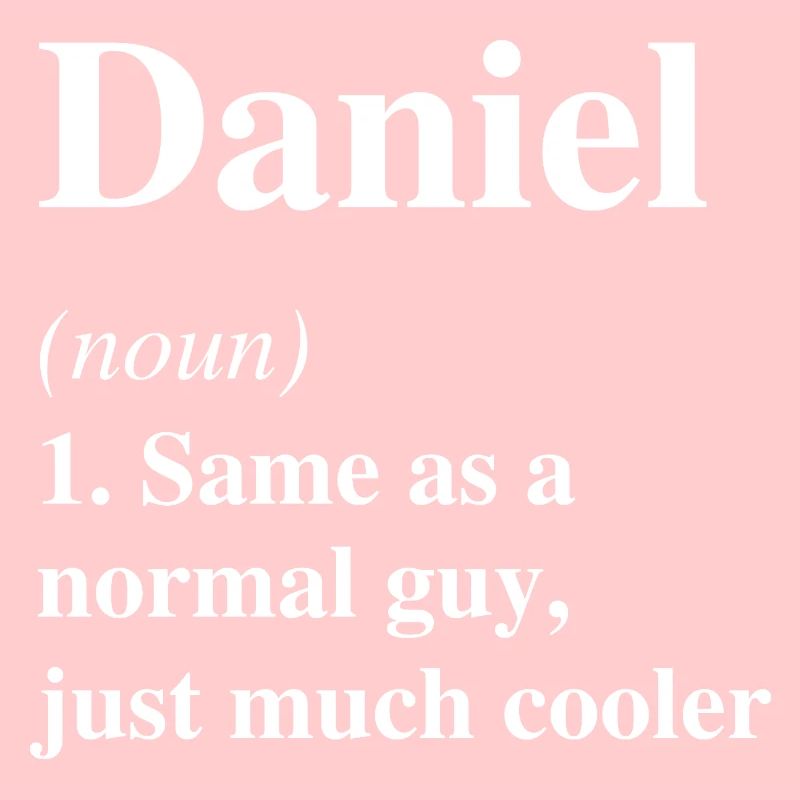 Daniel Definition Cooler Name Spruch Geschenk