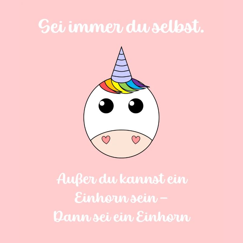 Sei ein Einhorn