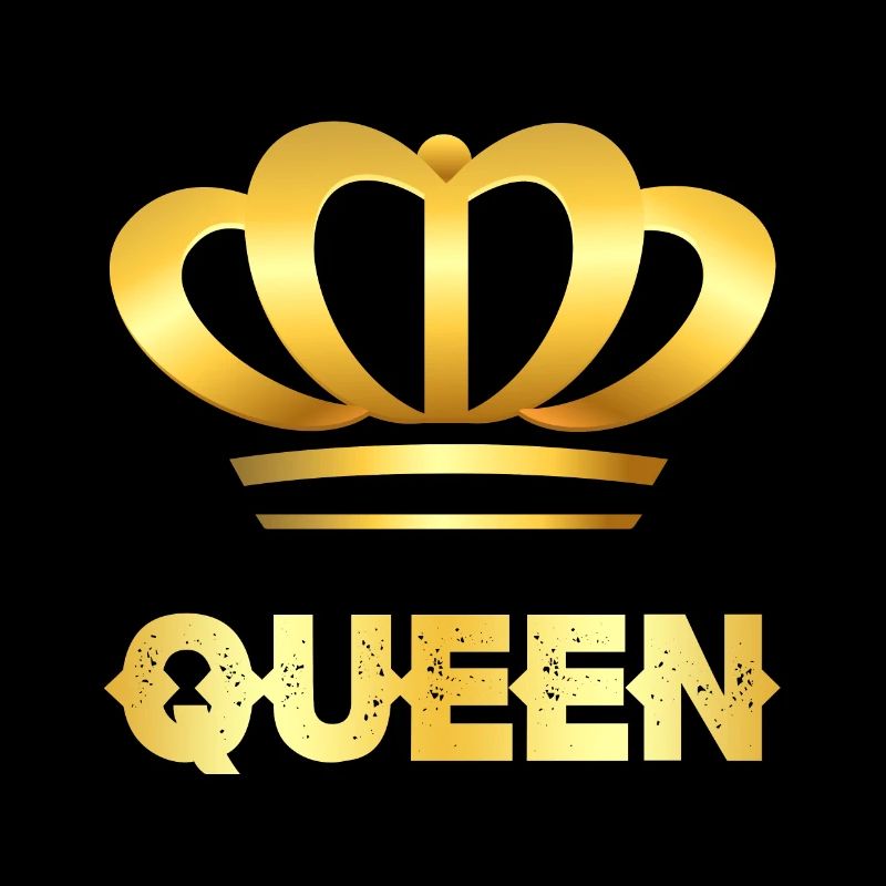 queen Queen's crown, couples' clothes