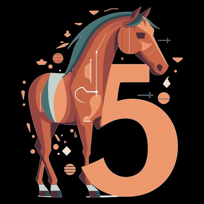 Cheval du 5e anniversaire