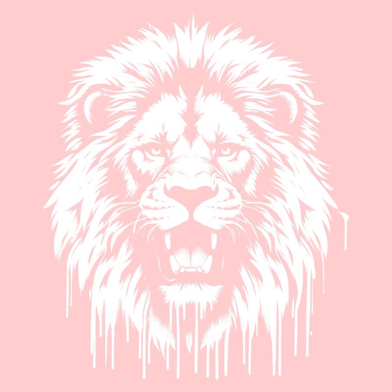 Lion en graffiti