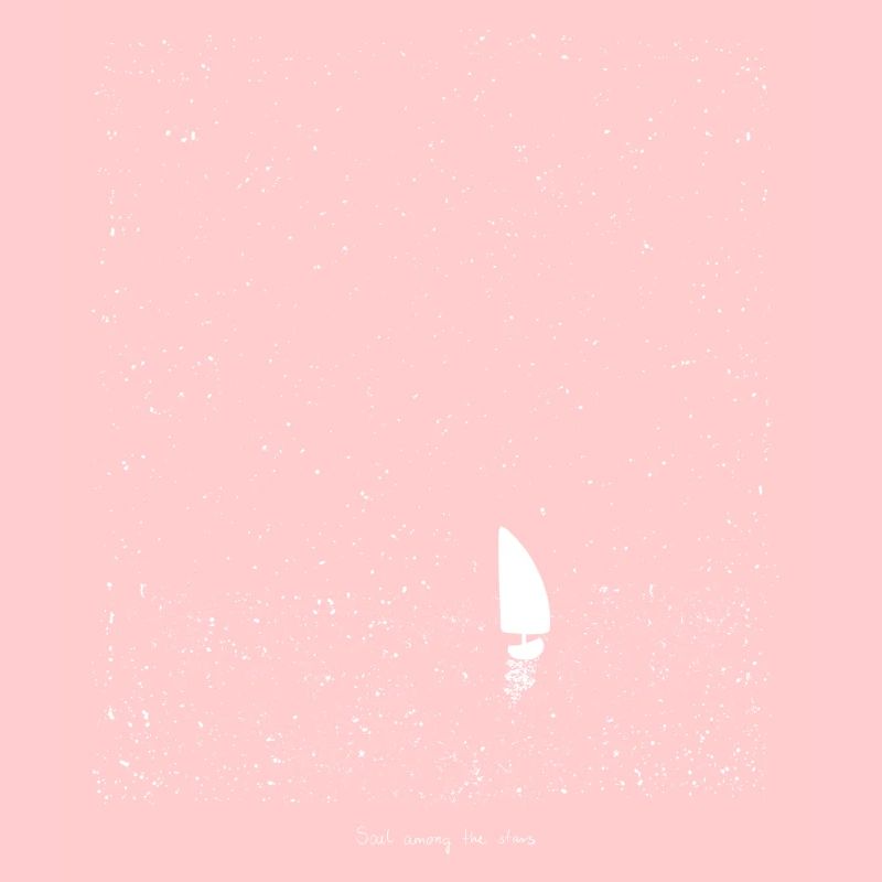 Voile parmi les étoiles - blanc