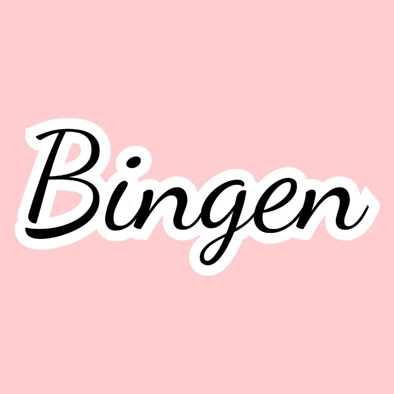 Bingen - Textdesign mit Stadtnamen