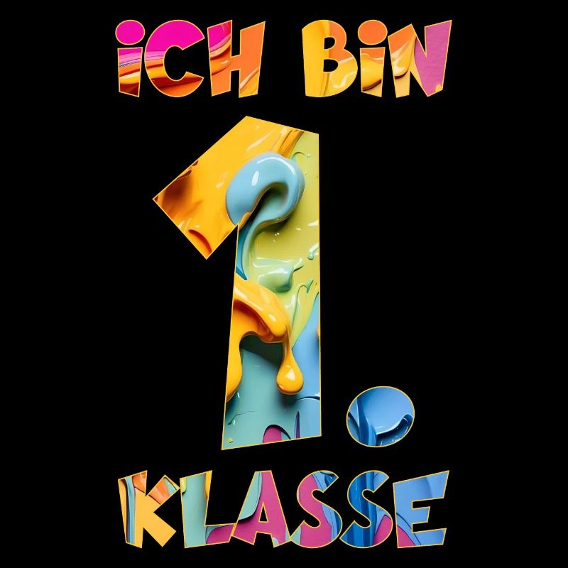 ICH BIN 1. KLASSE SCHULKIND