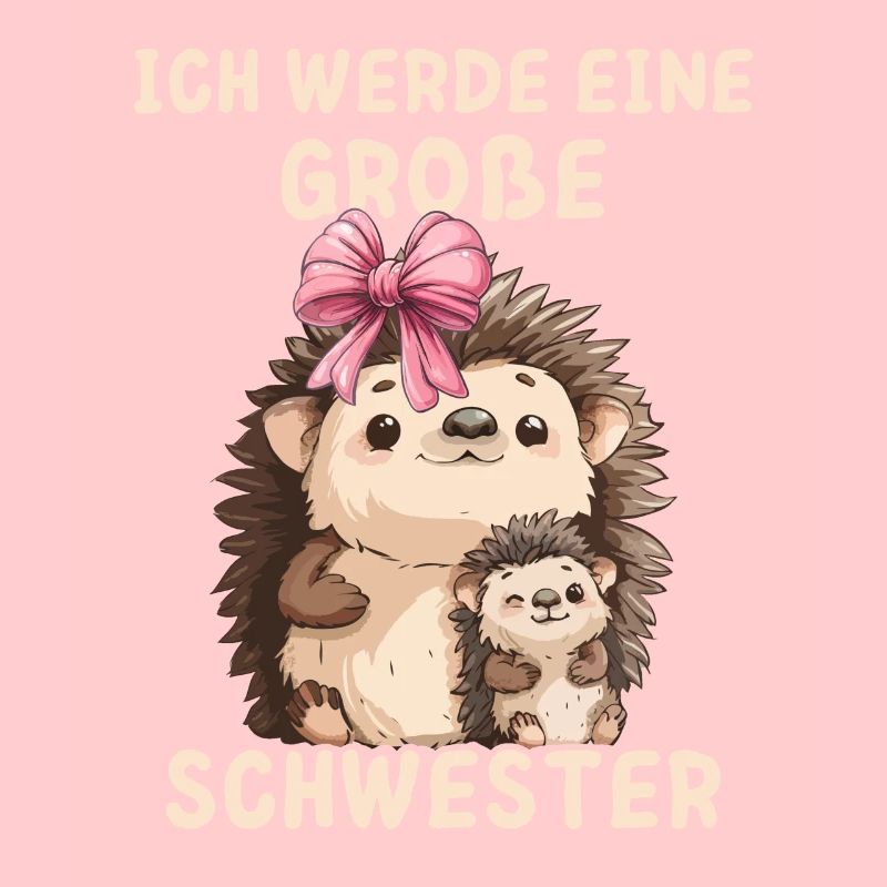 Ich werde eine große Schwester Igel