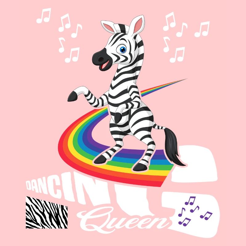Dancing Zebra Dancer Dancing Rainbow "dancing"