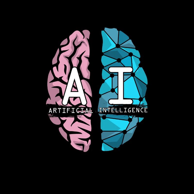 KI Nerd Künstliche Intelligenz Gehirn Geschenke