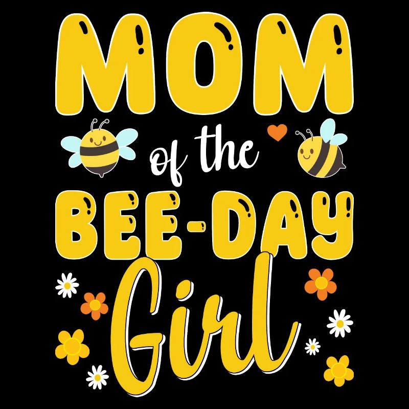 Mutter des Bee Day Mädchens Geburtstag