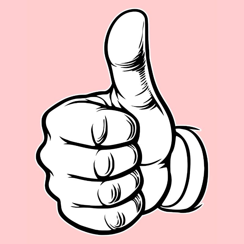 OK thumbs-up hand icon