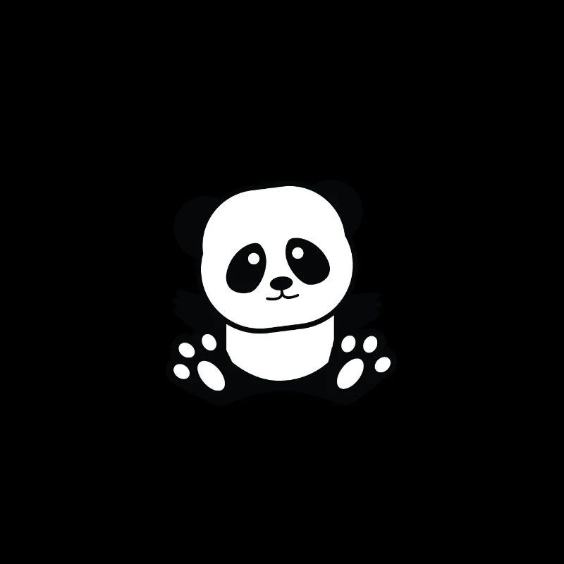 Doux panda contre le racisme!