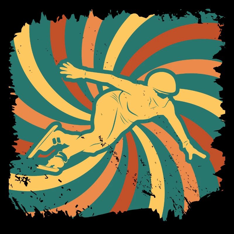 Speed skating retro