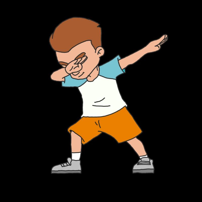 Dabbing boy