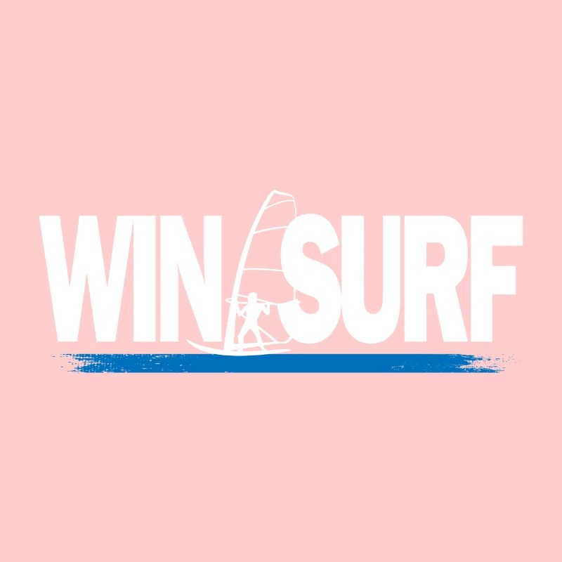 Cadeau de planche à voile silhouette kitesurf