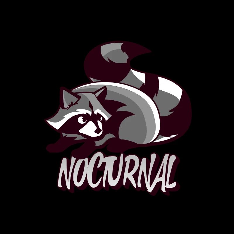 Cadeau d’animal nocturne raton laveur