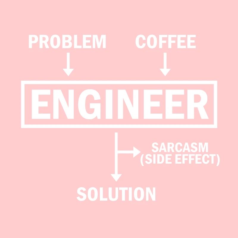 Problem Engineer Coffee Solution Sarcasm