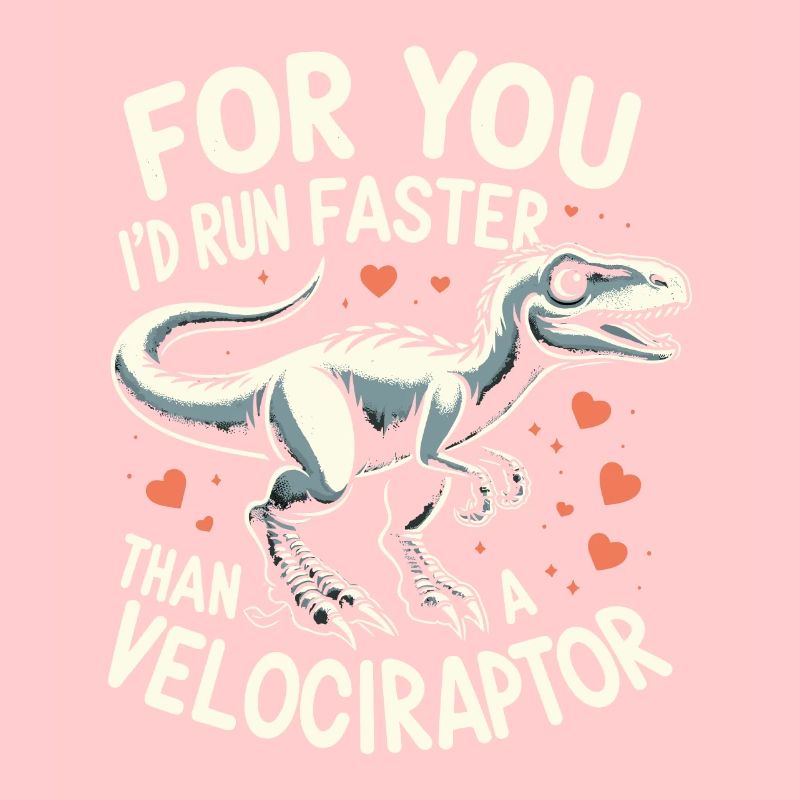 Vélociraptor Humour St Valentin Cadeau Dinosaure