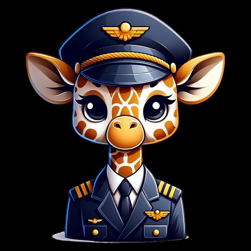 Cute Giraffe Pilot