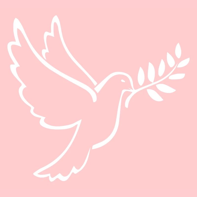 Peace Weltfrieden Flower Power Geschenk Taube Idee