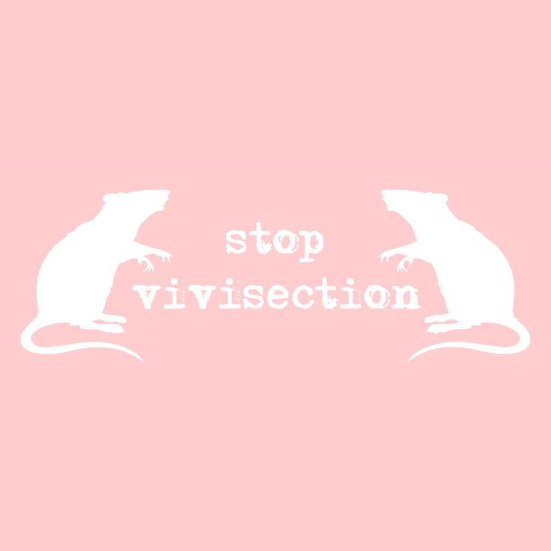 stop vivisection (white print)