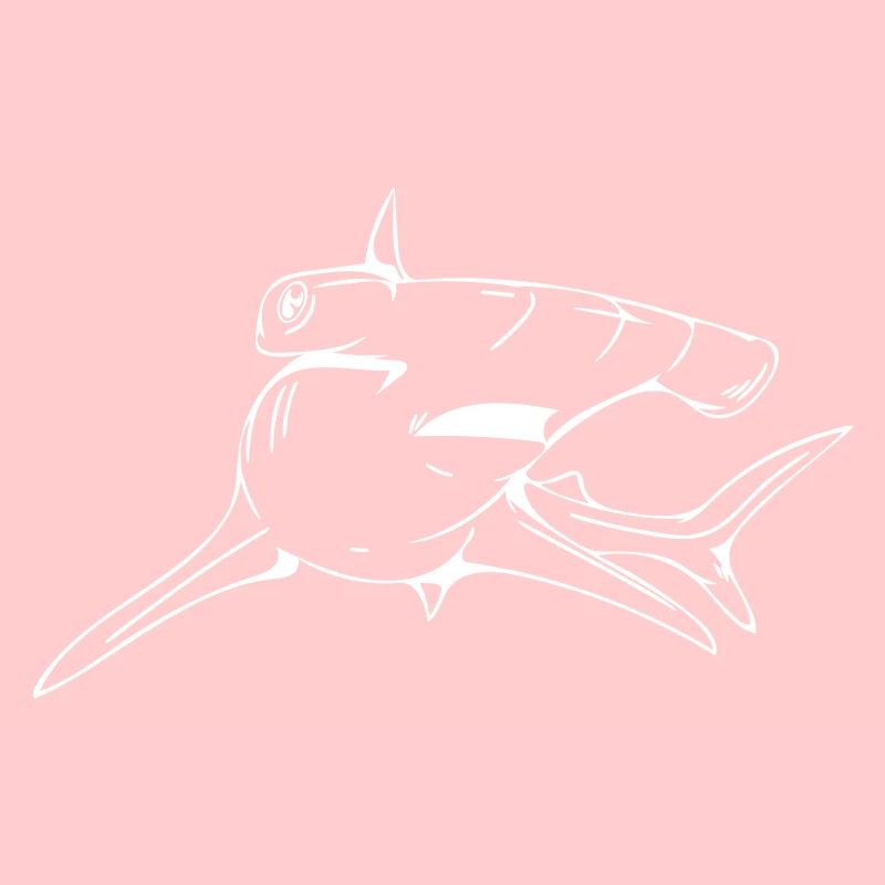 Requin-marteau dangereusement élégant