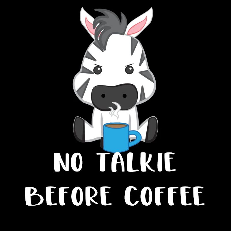 Zebra - Zebra - Zebra T-Shirt - Coffee