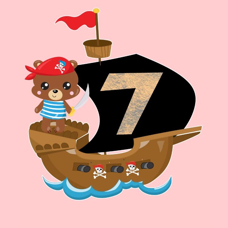 Birthday 7 years Pirate Gift