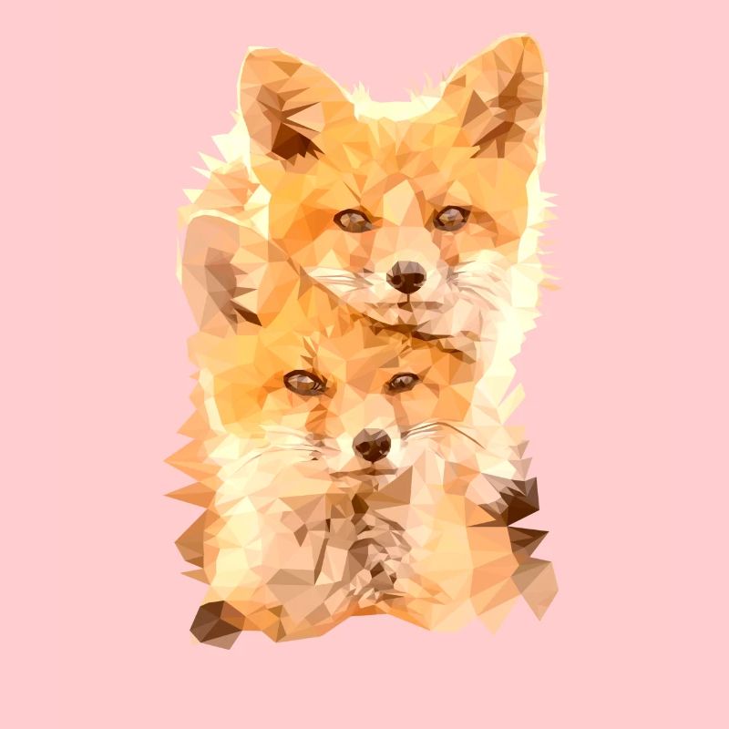 Fox Polygon Art
