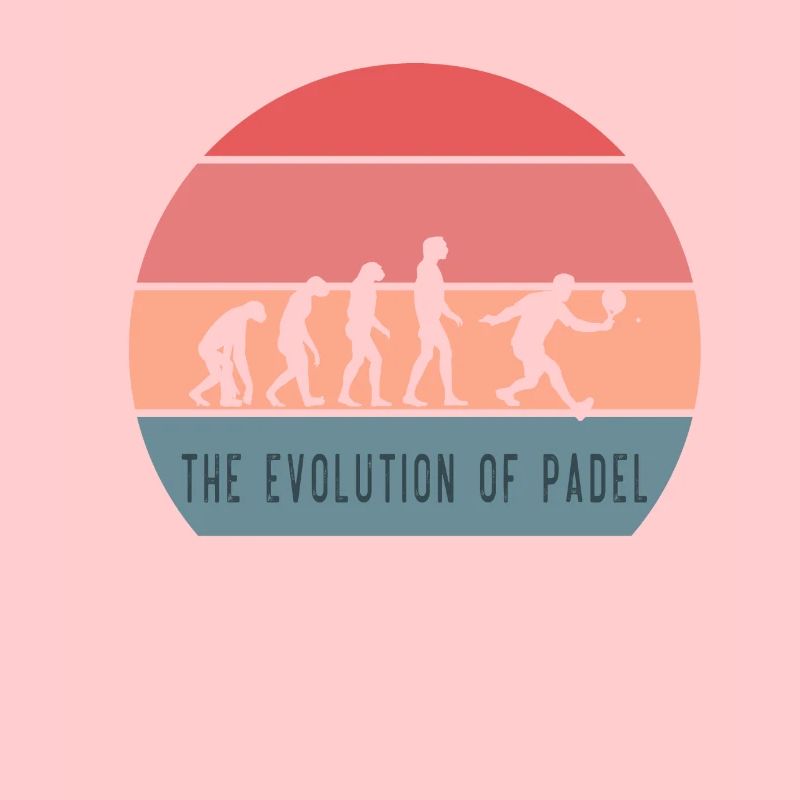 Padel Evolution Lustige Padel Design Geschenkidee Tennis