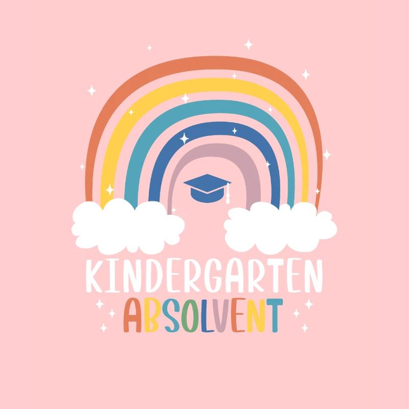 Kindergartenabsolvent Regenbogen