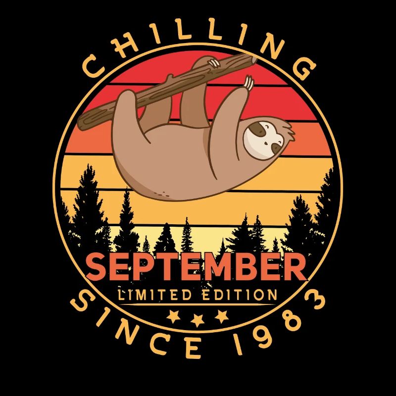 1983 In September Sloth Retro