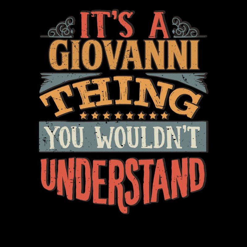 C’est une chose de Giovanni que vous ne comprendriez pas -