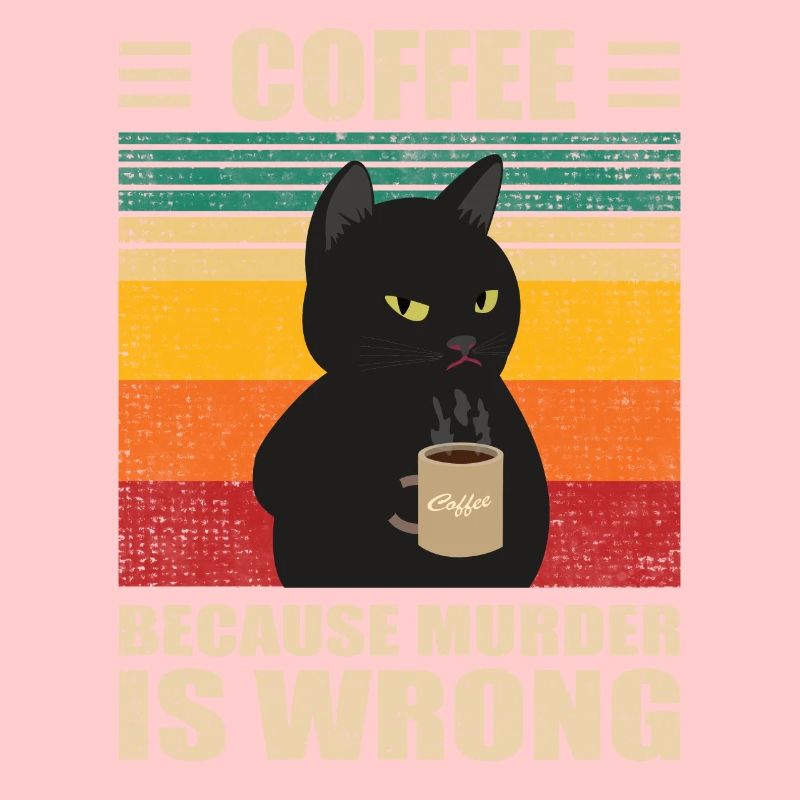 | de café pour chat Café parce que le meurtre est mal