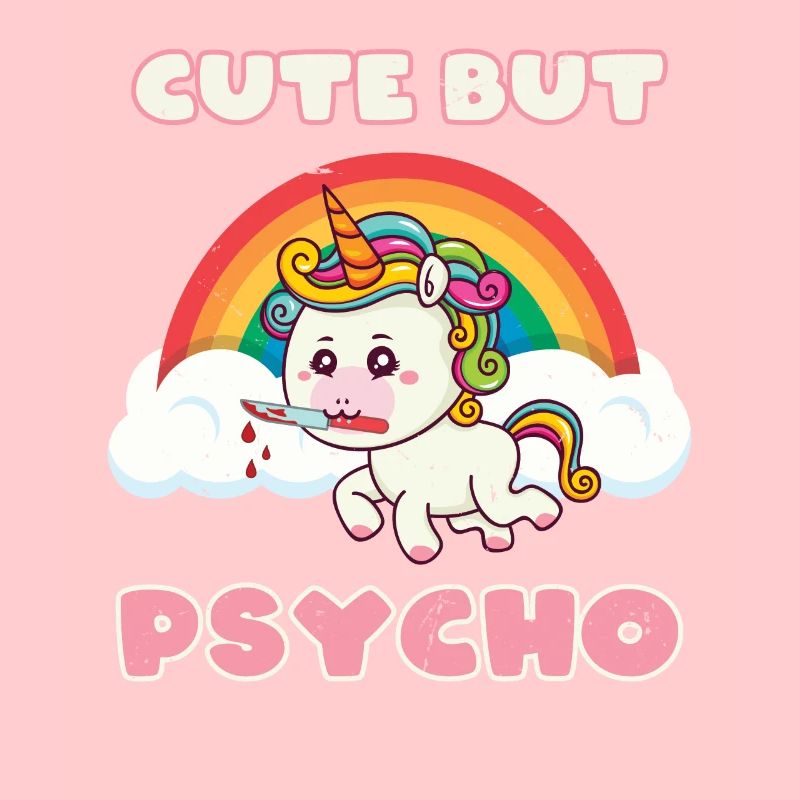 Mignon mais Psycho Licorne