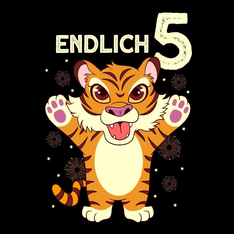 Endlich 5 - Tiger 5. Geburtstag