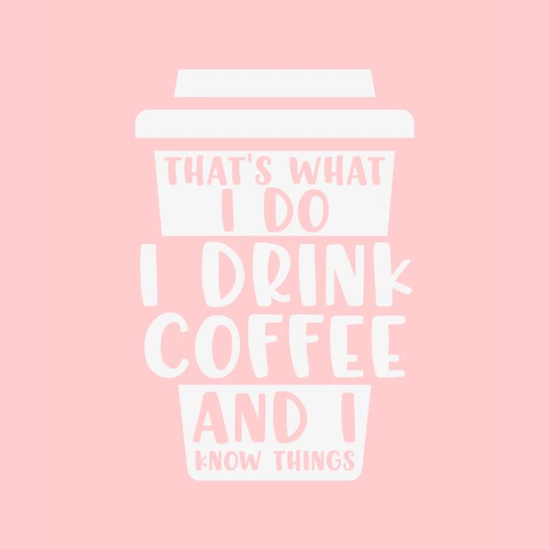 C’est ce que je fais, je bois un cadeau de café