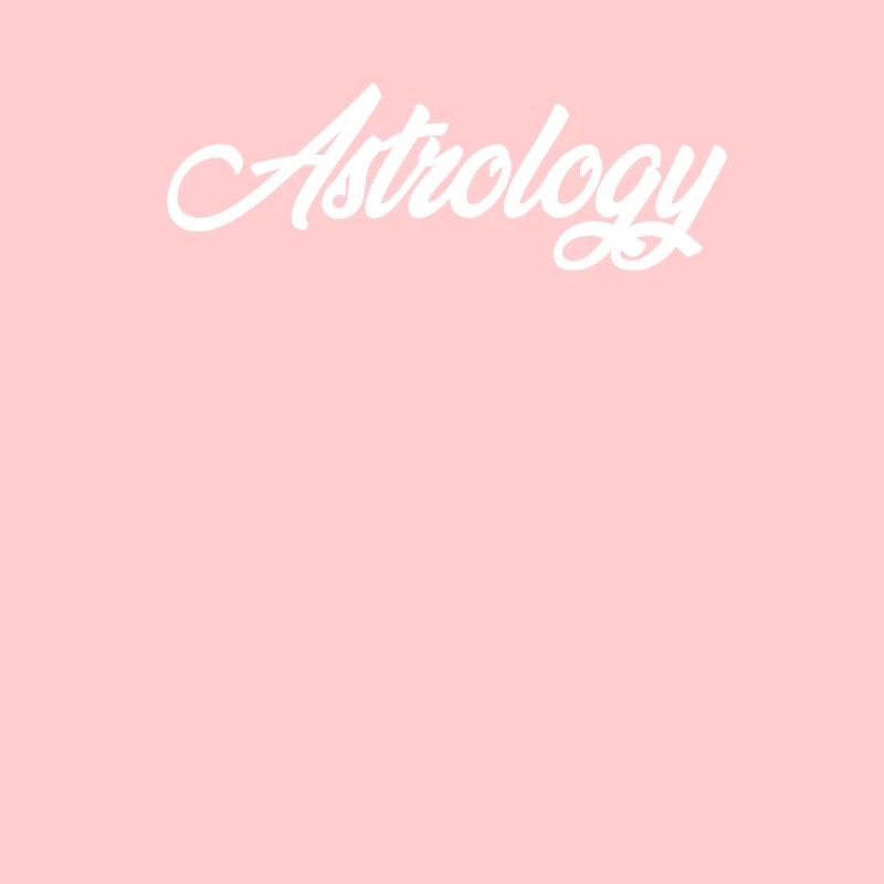 ASTROLOGY CURSIVE TEXT NOVELTY HOBBY